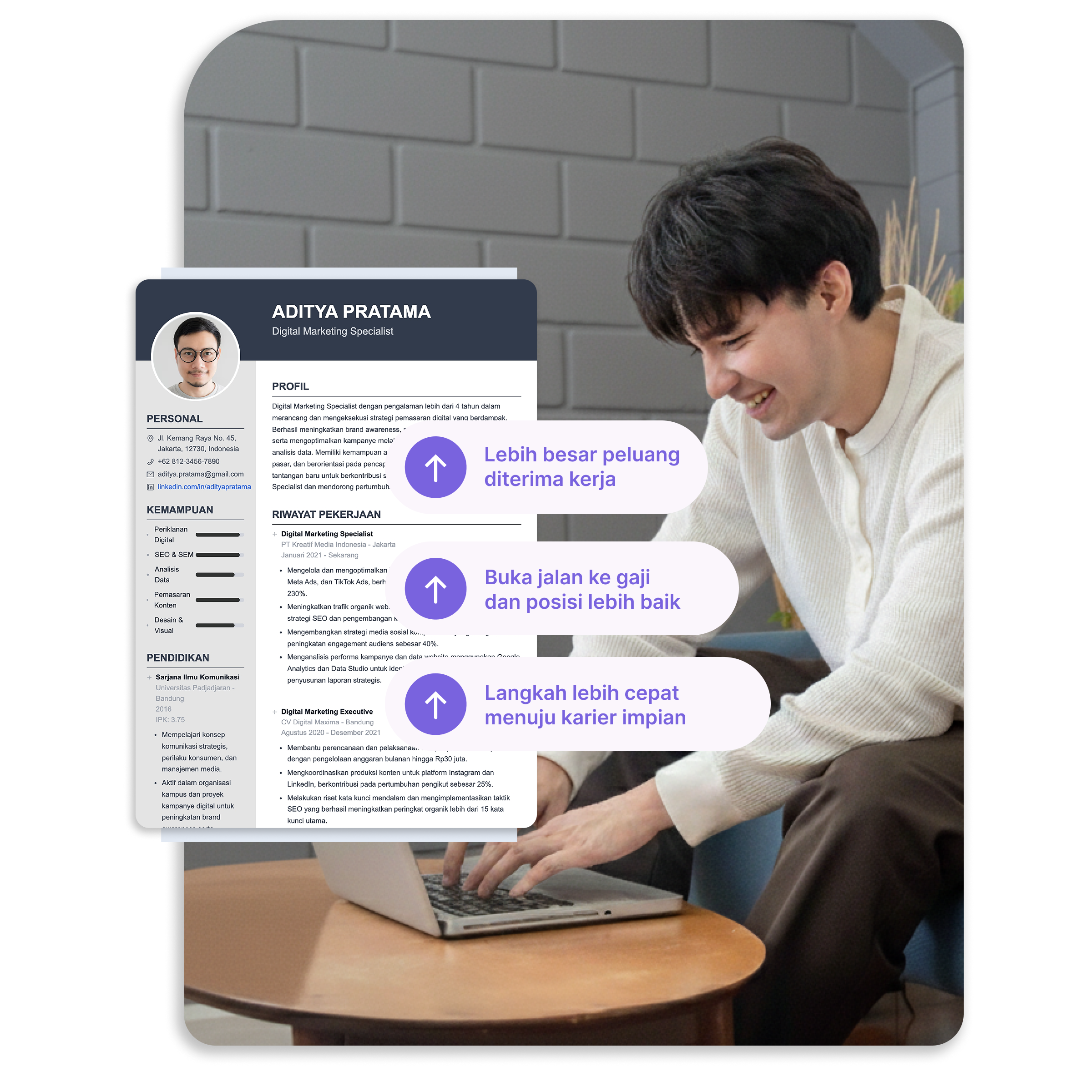 Ilustrasi CV Builder